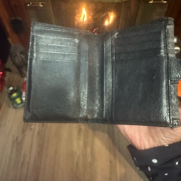 Authentic Christian Dior Trotter D Charm wallet leather - Picture 5 of 7